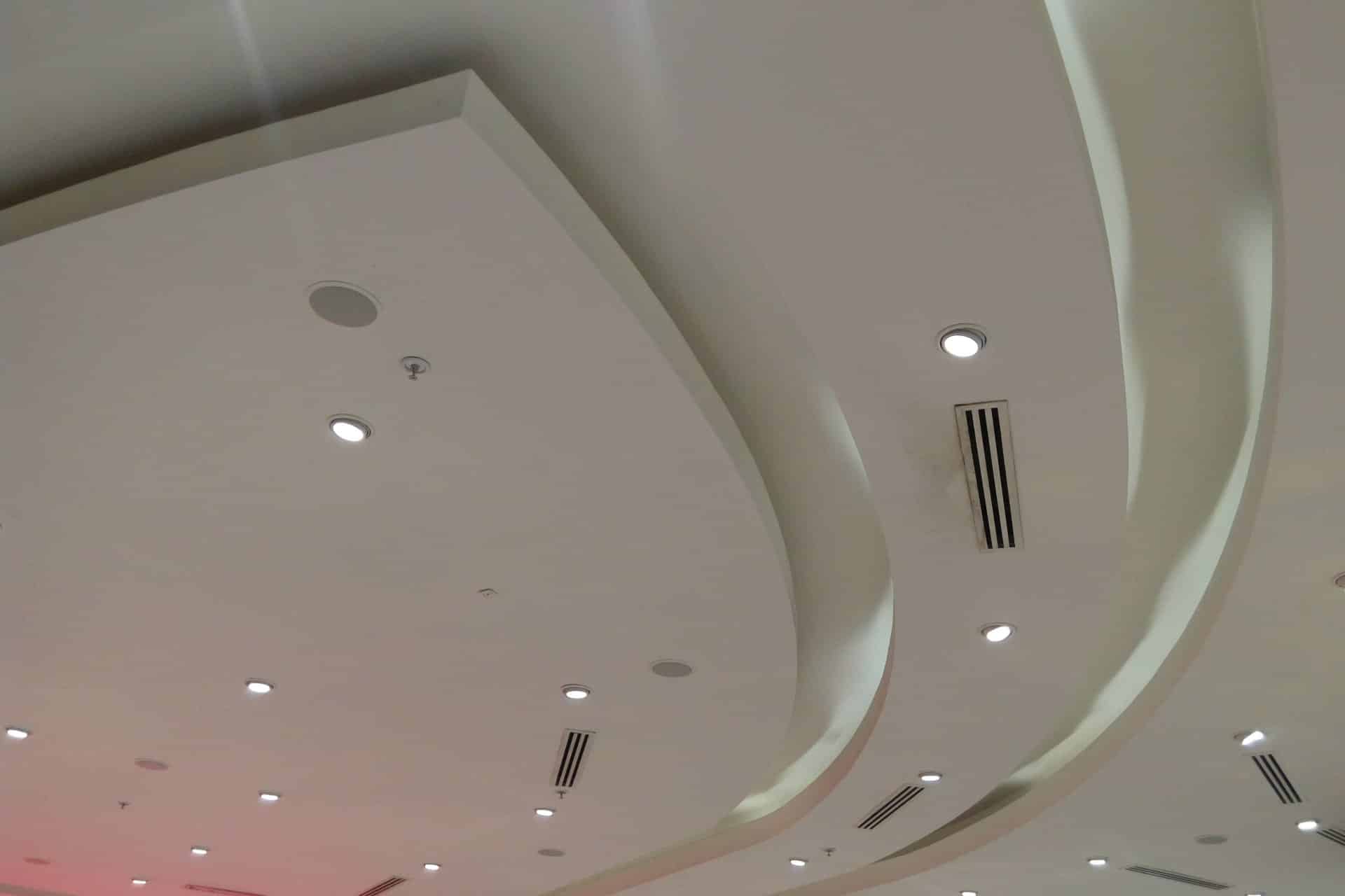 Gypsum false ceiling and Coves for indirect lighting to make a d Gypsum false ceiling and Coves for indirect lighting to make a d