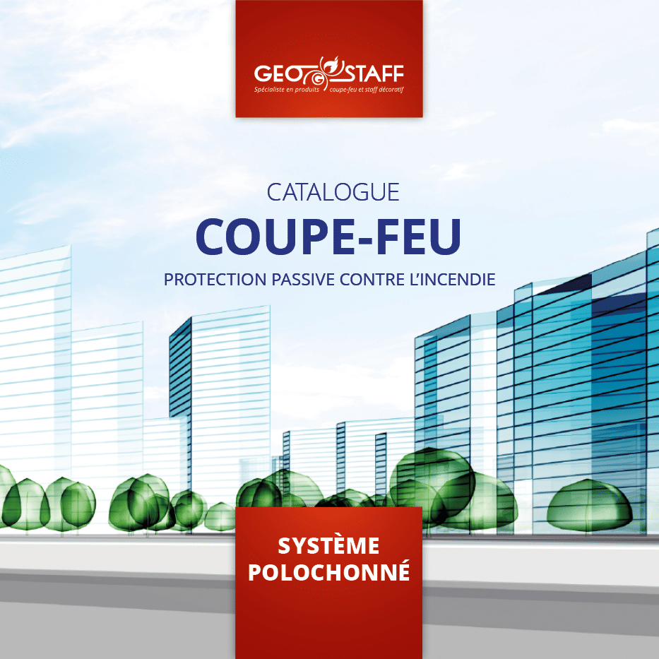 couverture catalogue coupe-feu Geostaff Polochonné Couverture du catalogue coupe-feu Geostaff -système polochonné